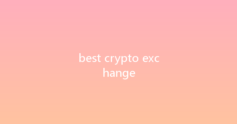 best crypto exchange 